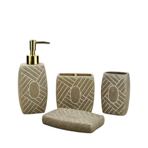 TANGLED LINES BATHROOM SET